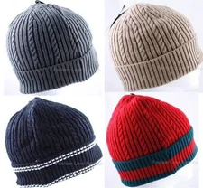 1 Piece Men's Boy's Winter Ski Beanie Knit Hat Cap Premium Headwear,Stretchy