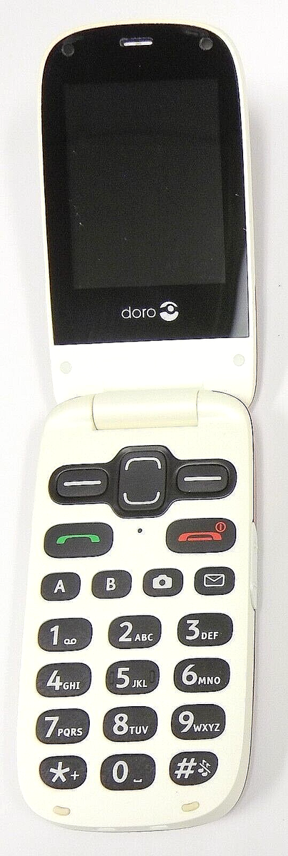 Doro PhoneEasy 626 - Red ( Consumer Cellular ) Flip Phone