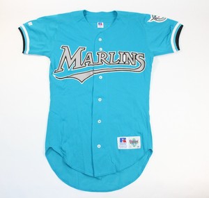 teal marlins jersey