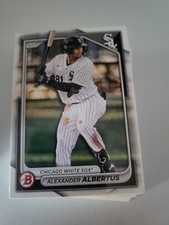 Alexander Albertus 2024 Bowman Draft Baseball Card Whitesox 20 Count Lot
