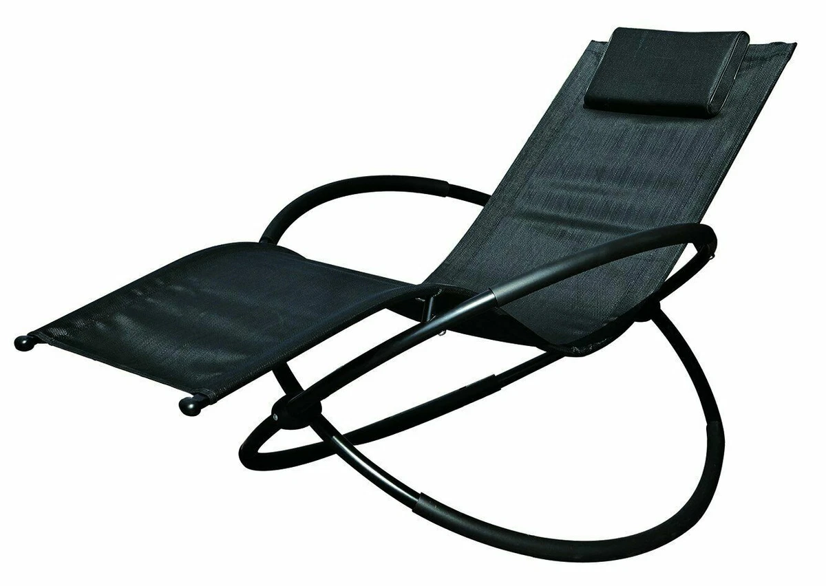 Outdoor steel rocking sale chair