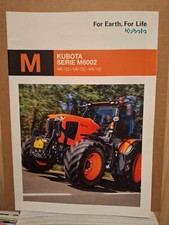 Kubota Serie M6002  Prospekt Traktor Schlepper