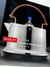 Extraordinary! Bodum "Ottoni" Electric Tea Kettle by Carsten Jorgensen Design 