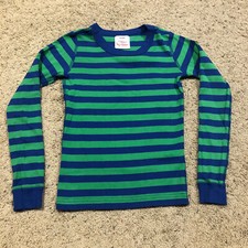 HANNA ANDERSSON 130 / 8 US Boy Pajama Long Sleeve Top 100 Organic Cotton Z22