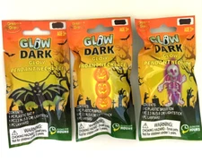 Halloween Glow In The Dark Pendant Necklace PUMPKIN / SKELETON / BAT  (U CHOOSE)