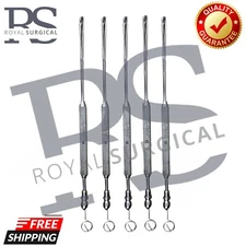 Gromed Freer Septum Periosteal Elevator with Suction 19cm (7½") - Pack of 5Pcs