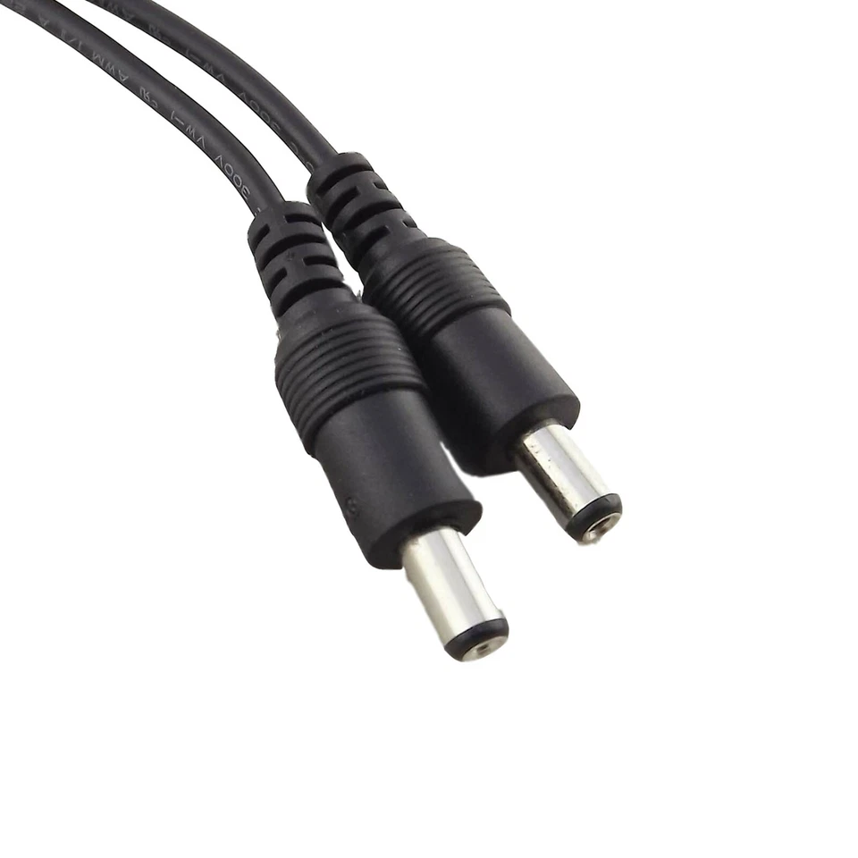 DC Power LED Strips 1 Female To 2 Male 5.5x2.1mm w/ On/Off Switch Splitter Cable - Image 4 of 4
