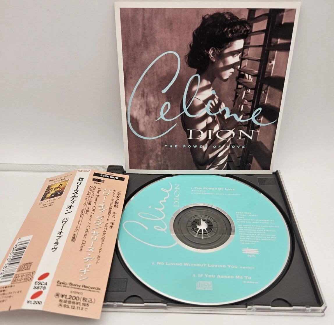 CELINE DION The Power Of Love Japan Raro Maxi-Single CD ESCA 5878 con OBI 199...