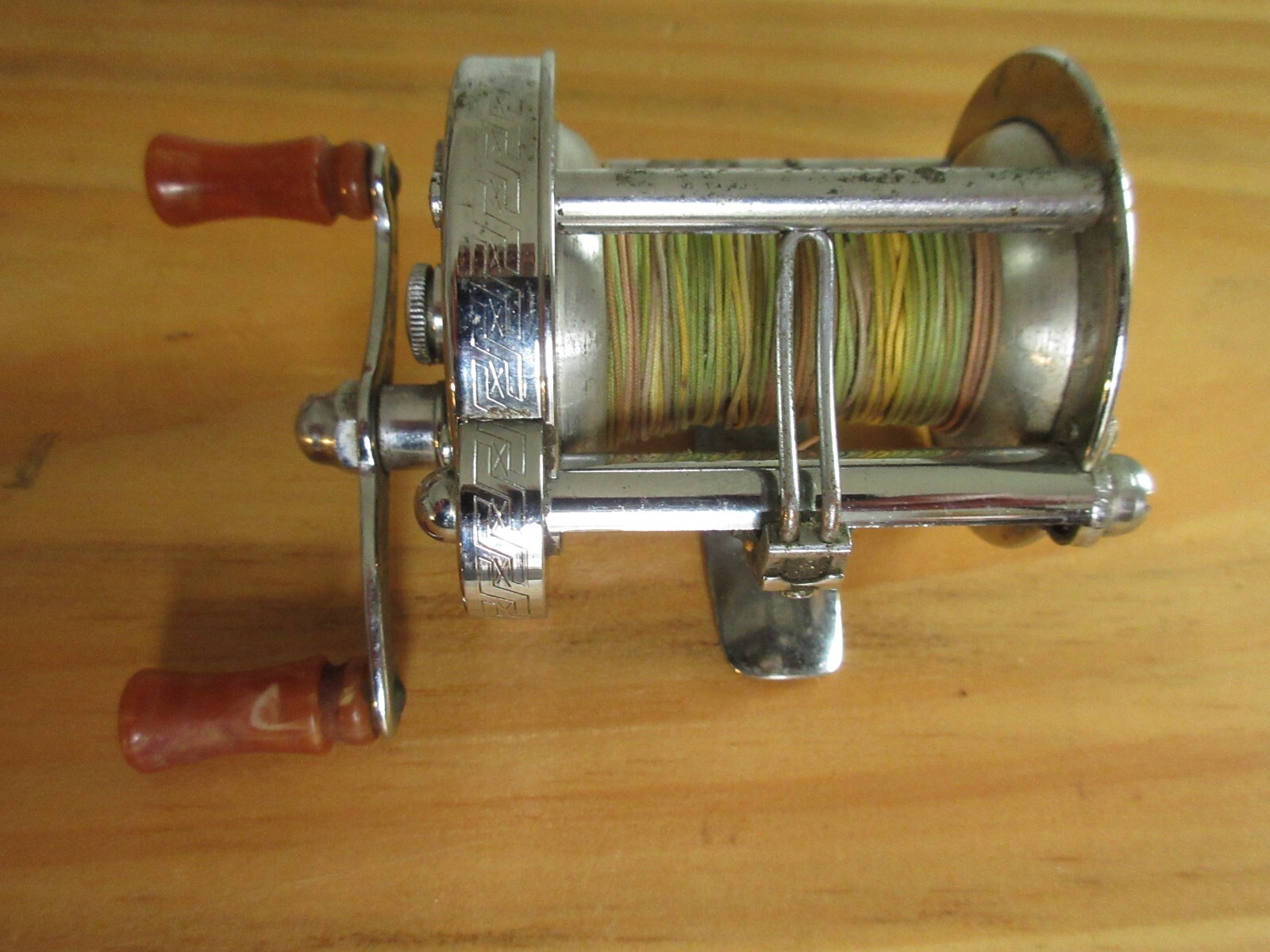 vintage pflueger AKRON no.1894 old reel USA バス ダイレクト vintage pflueger AKRON no.1894 old reel USA バス ダイレクト