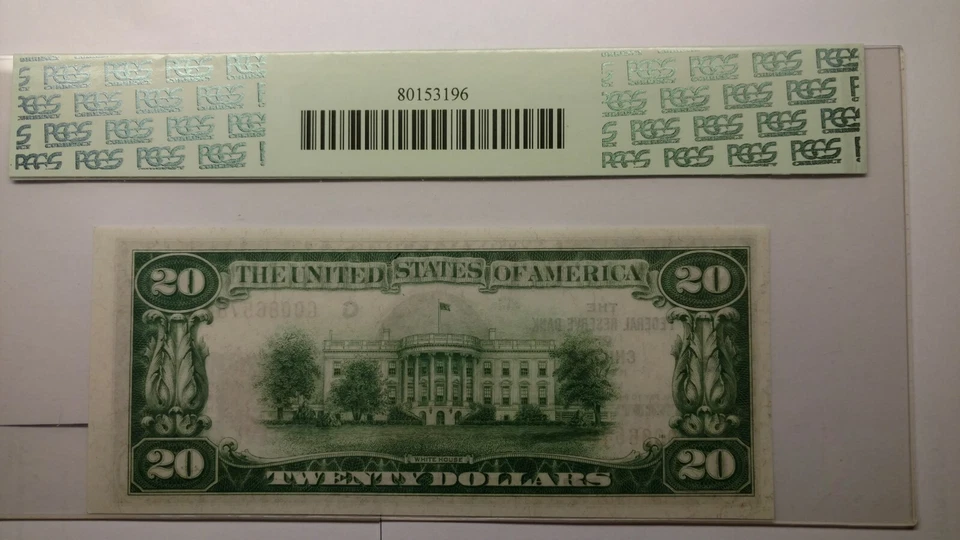 Fr. 1870-G 1929 $20 Federal Reserve Bank Note PCGS Very Choice New 64PPQ - Image 2 of 4