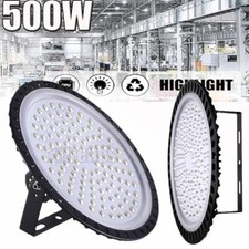 500W UFO LED High Bay Light Shop Lights Warehouse Commercial Lighting Lamp Watt