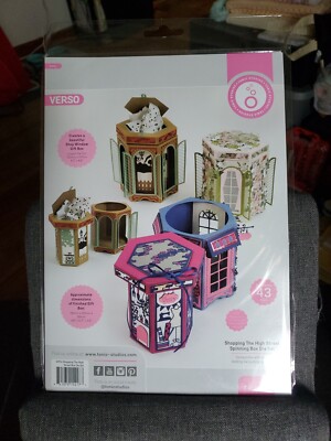 Tonic Studios VERSO DIES  Shopping The High Street Spinning Box Die Set