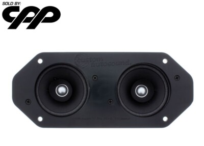 Custom Autosound KNW1001 Kenwood 4''x10'' Dual Dash Mount Speakers 3-1/2'' 40W