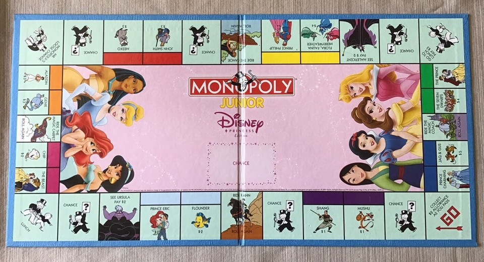 Monopoly Junior Disney Princess Edition & Instructions | eBay