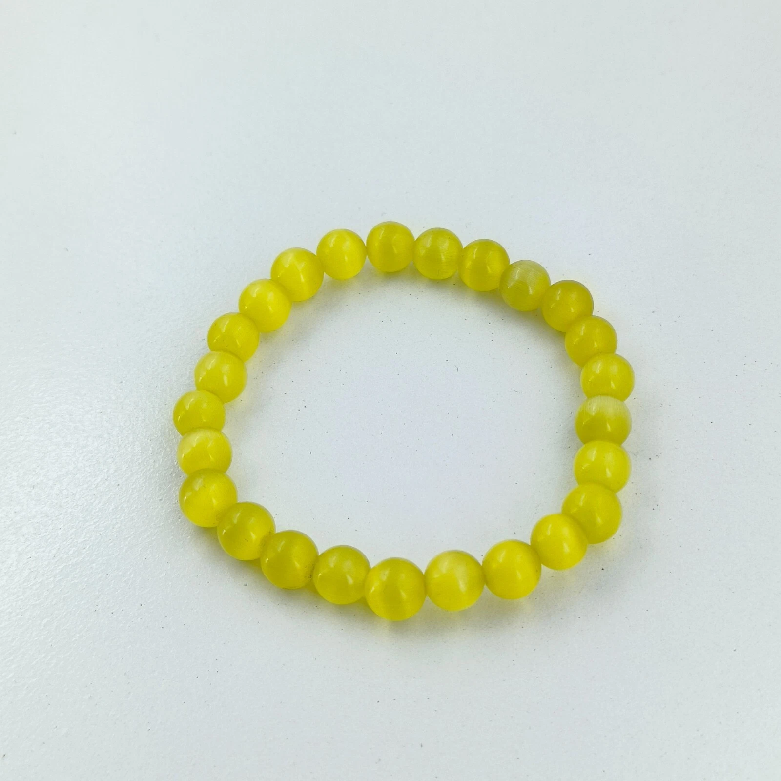 VALENTINO Bracciale Guarigione Giallo Monalisa Fatto a mano Lunghezza 7 0 Pollici