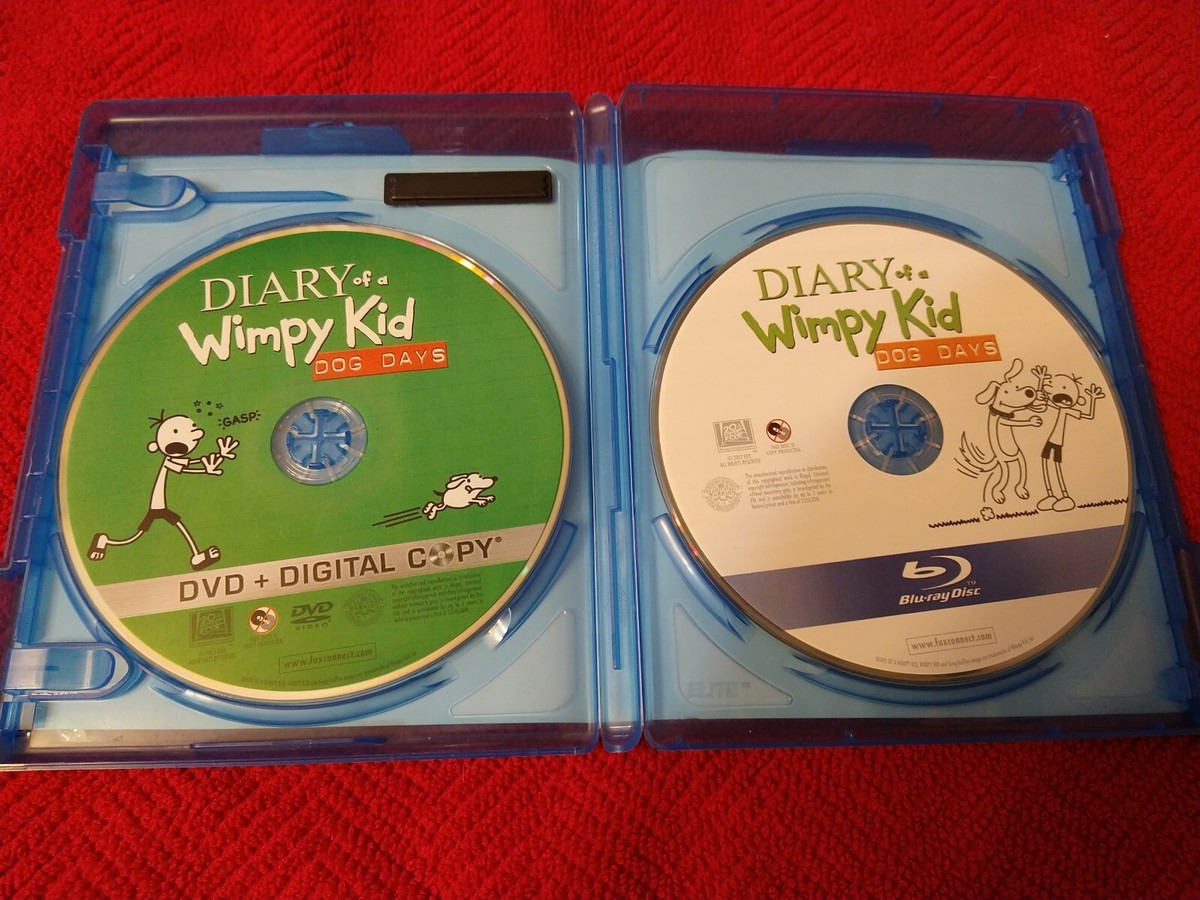 Diary of a Wimpy Kid: Dog Days (Blu-ray/DVD, 2012, 2-Disc Set, No 