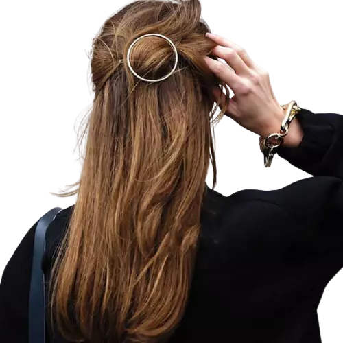 Round hair clip sale