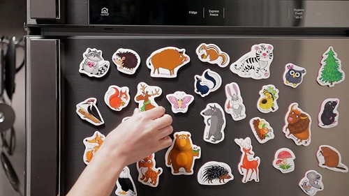 Little World 28 Foam Fridge Magnets for Toddlers – Large Toddler Magnets - Picture 6 of 8