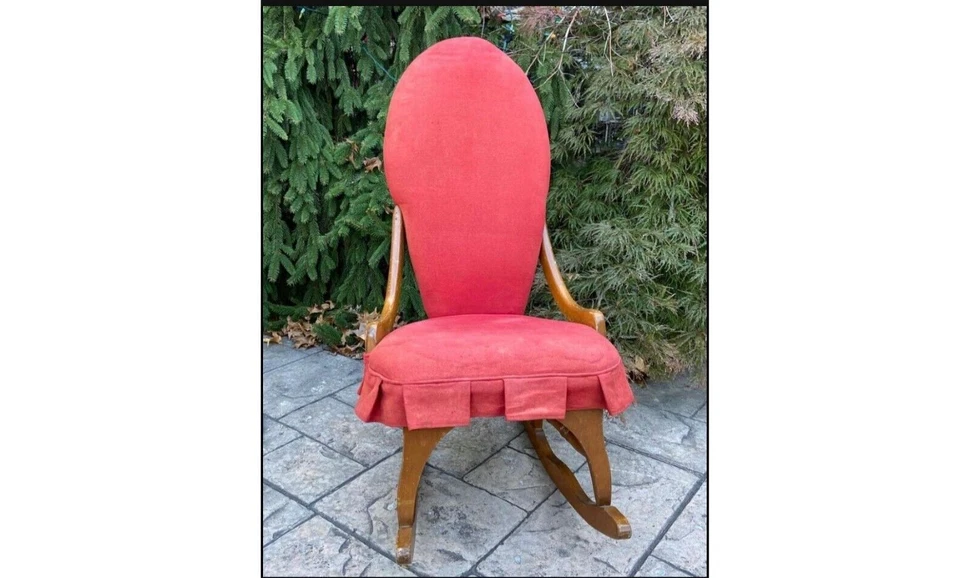 Balancín vintage de madera de arce de los años 50 Foto 2 de 4