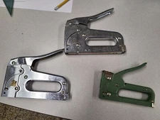 Vintage ARROW Model JT-21 Stapler Tacker, Carpet Stapler T-50P & T-50 all 3