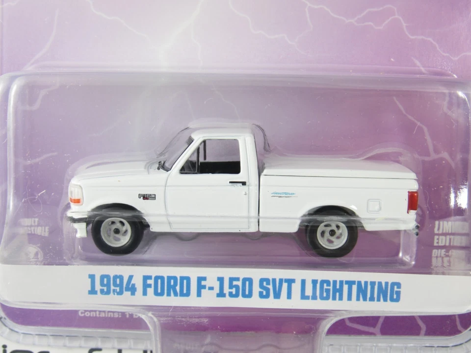 2024 Greenlight 1:64 Hobby Exclusive: White 1994 FORD F-150 F150 SVT LIGHTNING - Image 2 of 4