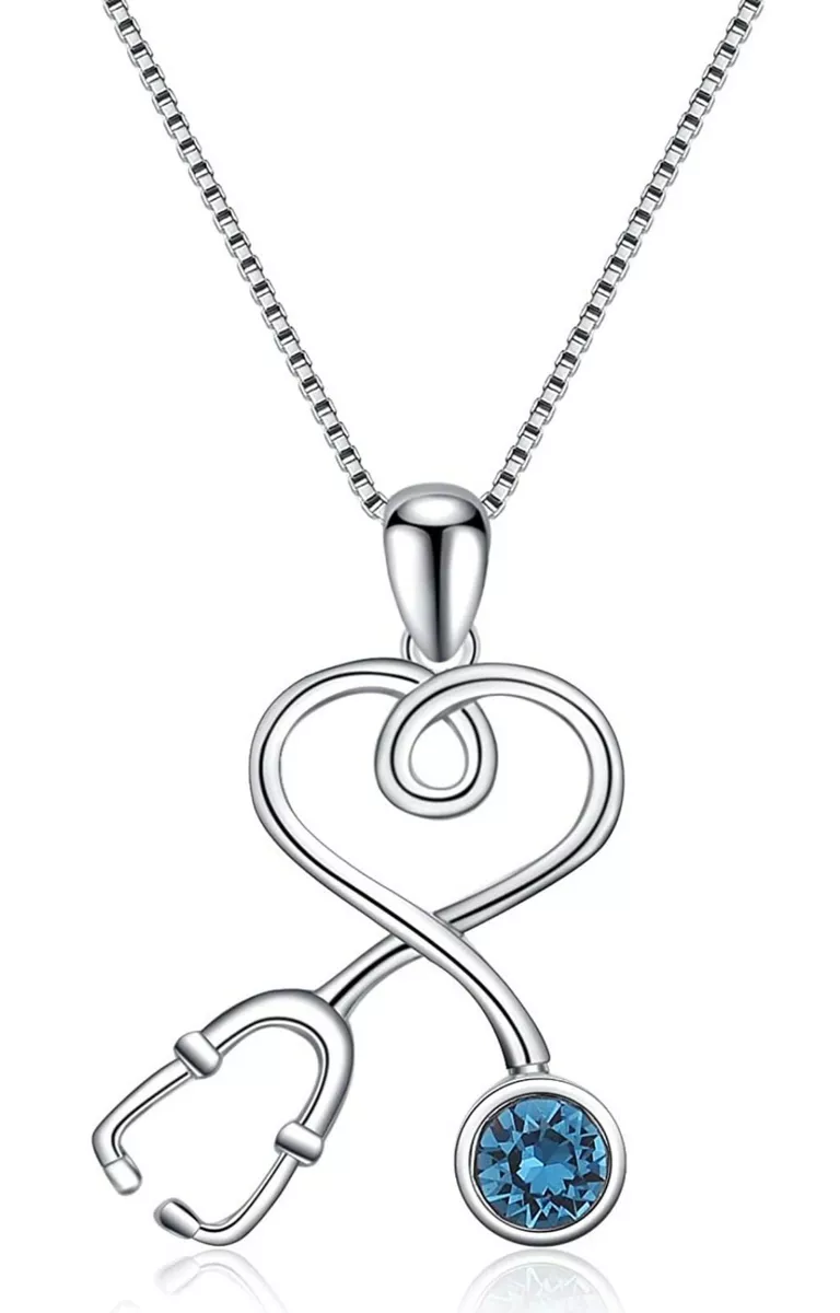 Swarovski on sale stethoscope necklace