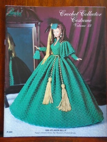Paradise Crochet Collector Doll Costume Pattern Book Lot Of 21 #'s 30-50 - Picture 16 of 22