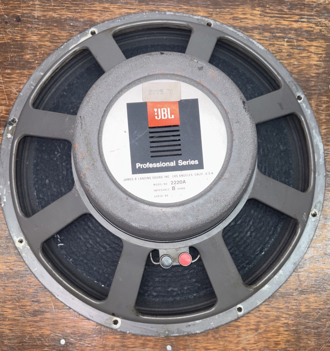 JBLスピーカー 2220B アルニコ15インチ 1本【年末売り尽くし！】 JBL 2220B, 2225H, 15