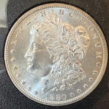 1880 CC Carson City GSA Morgan Silver Dollar - Reverse of ‘79 w/Box & COA G-18