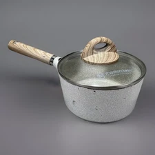 Masterclass Saucepan 6.5” With Lid Premium Non-Stick Kitchen Cookware 1.5 Qt