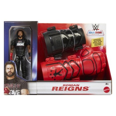 Roman Reigns (Role Play) and Main Event Figure Mattel WWE Toy Wrestling
