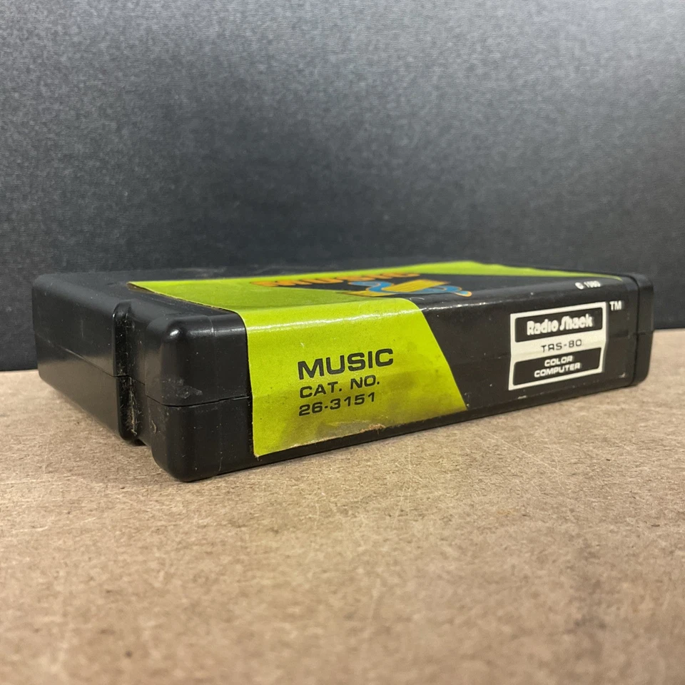 Tandy Radio Shack TRS-80 Color Computer Cartridge Music - For Parts - Image 2 of 4