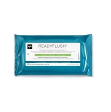 6 Pack Medline ReadyFlush Personal Hygiene Flushable Wipes,6 Refill Packs of 24