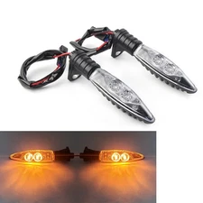 For BMW HP4 S1000R S1000RR Front LED Turn Signal Indicator Light Clear Lens US