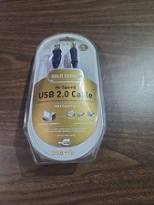 Belkin Cavo Stampante USB 2.0 Serie Oro Alta Velocità 16 Ft ** Nuovo SIGILLATO IN FABBRICA **