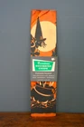 Antique Halloween Crepe Paper Witch Cat Pumpkin 10ft banner Vintage NOS RARE