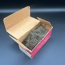Vintage FLAMINGO 2  BALL TIPPED HAIR PINS. Full Box. B1 