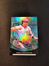 2010 Topps Finest - Ryan Zimmerman #43 Green Refractor /99