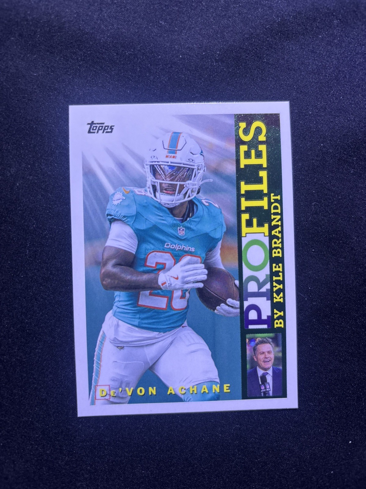 2026 Topps Flagship Football DeVon Achane Profiles #TP-6