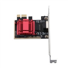 1Pc Network Adapter Card RTL8125 Clip 2.5G PCI-E To RJ45 Gaming Network Card