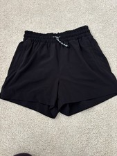 Athleta girl black athletic summer Shorts size 12. Sf/1 cat home