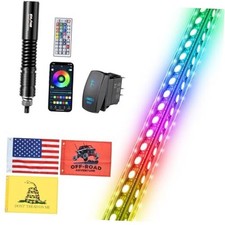 1 Pack 3FT LED Whip Light with Spring Base, Whip Lights with 3FT / Pack of 1 