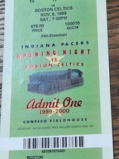Basketball Indiana Pacers Vintage Sports Ticket Stubs for sale | eBay