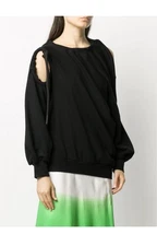 Diesel Cut Out Draped Loose Fit Sweatshirt Women’s Size sS