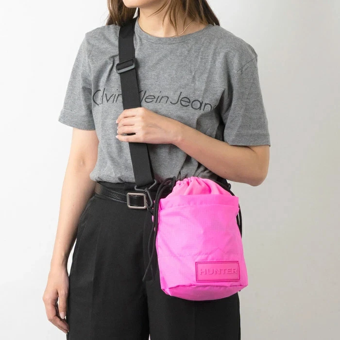 HUNTER UBX3602NRS TRAVEL RIPSTOP BUCKET 单肩包黑色或粉红色或白色 — 第 2/4 张图片