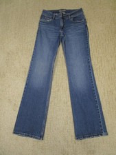 Wrangler Jeans Women 7 Blue Mid Rise Bootcut Western Pants Light Wash Stretch