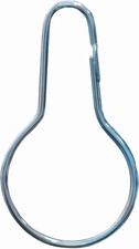Metal Shower ain Rings Steel Round Hooks Ring 24 Pa 2.7 Inch