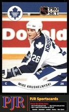 Mike Krushelnyski 1990-91 Pro Set #537 Toronto Maple Leafs
