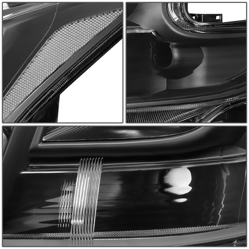 FOR 09-14 NISSAN MAXIMA BLACK HOUSING CLEAR CORNER PROJECTOR HEADLIGHT HEADLAMP - Picture 5 of 9