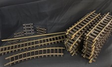 Vintage LGB G Scale Gauge model railroad train tracks straight, curve, long
